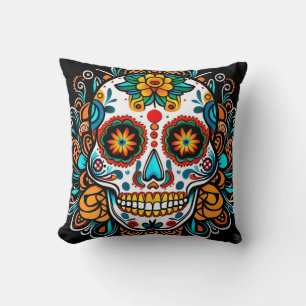 Dia de los Muertos Throw Pillow