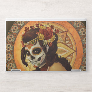 Dia De Los Muertos Throw Pillow HP Laptop Skin