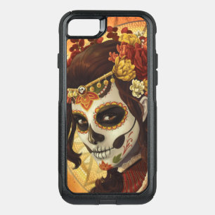 Dia De Los Muertos Throw Pillow OtterBox Commuter iPhone SE/8/7 Case