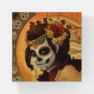 Dia De Los Muertos Throw Pillow Paperweight