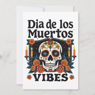 Día De Los Muertos Vibes Oaxaca Day of the Dead  Invitation