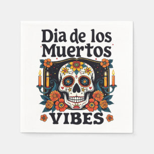 Día De Los Muertos Vibes Oaxaca Day of the Dead Napkins