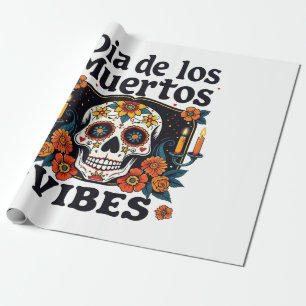 Día De Los Muertos Vibes Oaxaca Day of the Dead  Wrapping Paper