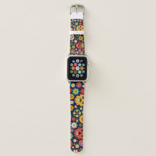Dia de los Muertos Vintage Apple Watch Band