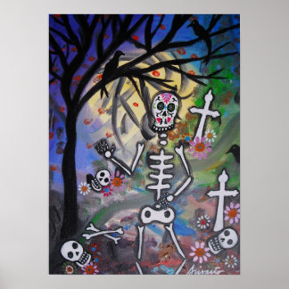 DIA DE LOS MUERTOS VISITA POSTERS