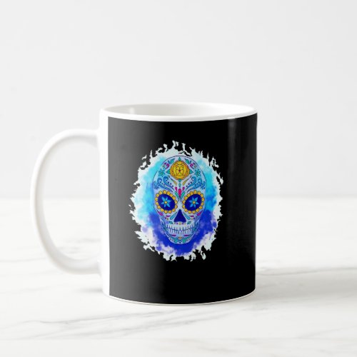 Dia De Los Muertos Watercolour Mexico Mask Skull P Coffee Mug
