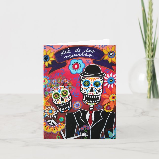 DIA DE LOS MUERTOS WEDDING CARD (Front)