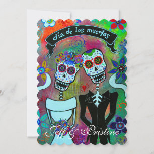 DIA DE LOS MUERTOS WEDDING INVITATION