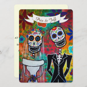 DIA DE LOS MUERTOS WEDDING INVITATION