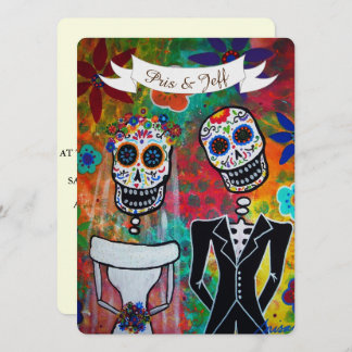 DIA DE LOS MUERTOS WEDDING INVITATION