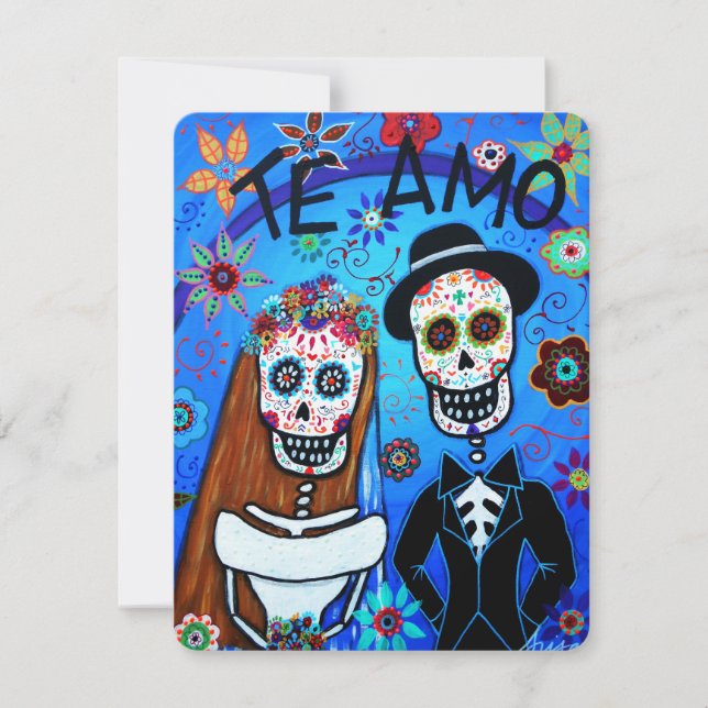 DIA DE LOS MUERTOS WEDDING INVITATION (Front)