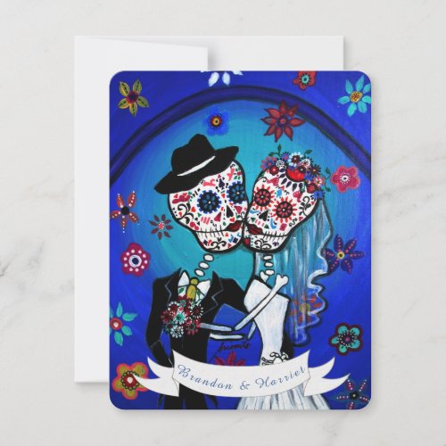 DIA DE LOS MUERTOS WEDDING INVITATION