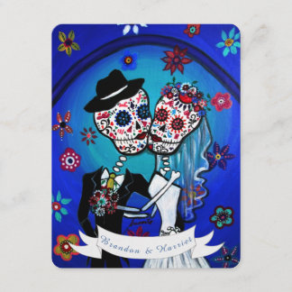 DIA DE LOS MUERTOS WEDDING INVITATION