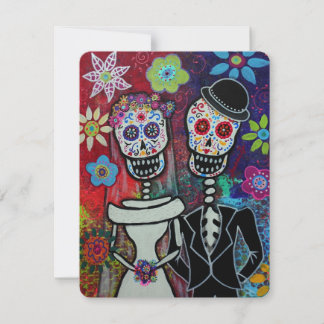 DIA DE LOS MUERTOS WEDDING INVITATIONS