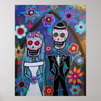 DIA DE LOS MUERTOS WEDDING POSTER