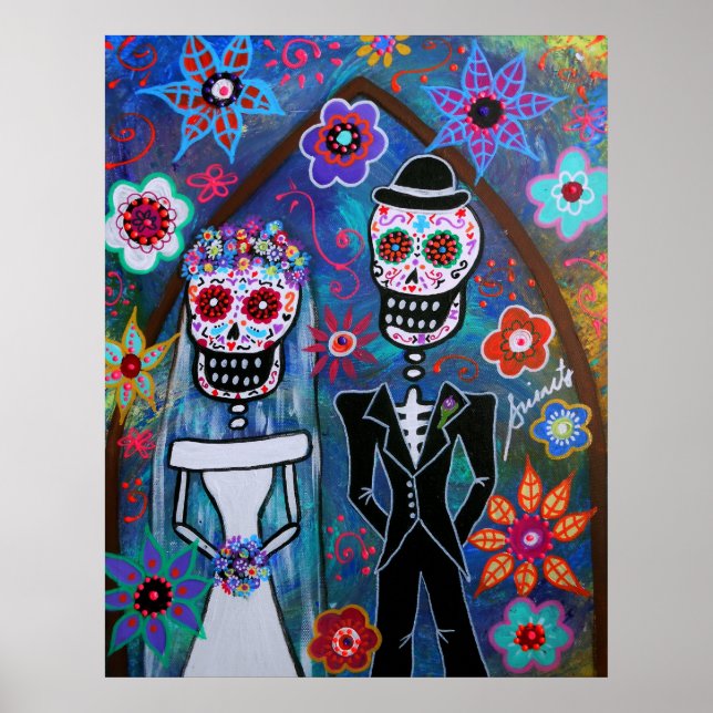 DIA DE LOS MUERTOS WEDDING POSTER (Front)