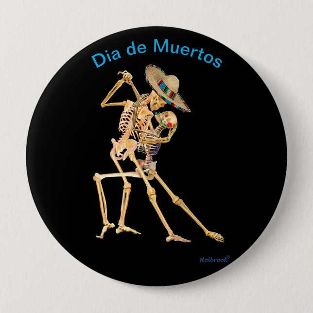 Dia de Muertos Button (Front)