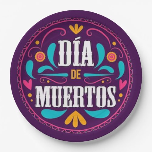 Dia de Muertos DOD Party Paper Plates