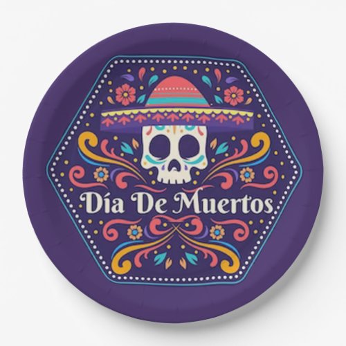 Dia de Muertos DOD Party Paper Plates