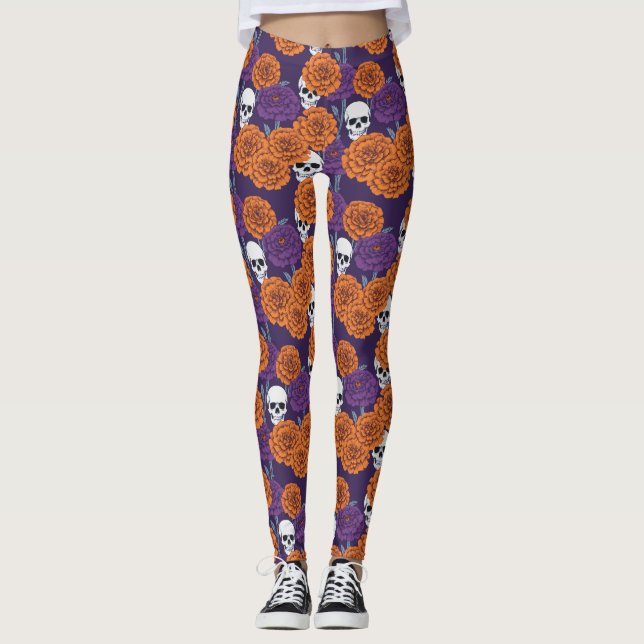 Día de muertos leggings (Front)