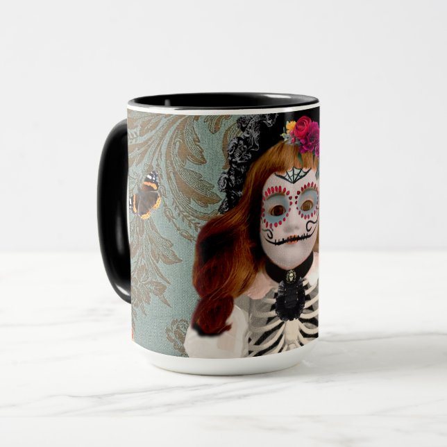 Día de Muertos Personalized Mug (Front Left)