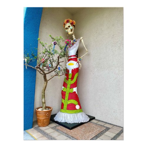 Dia de Muertos Sculpture in San Jose del Cabo Photo Print