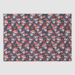 💀Día de Muertos, sugar skulls Tissue Paper