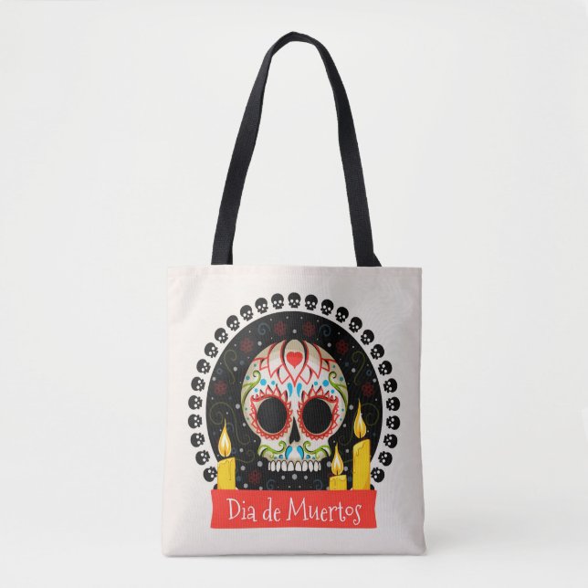 Dia De Muertos Tote Bag (Front)