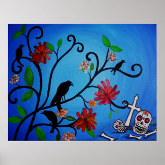 DIA DEL LOS MUERTOS GARDEN POSTER