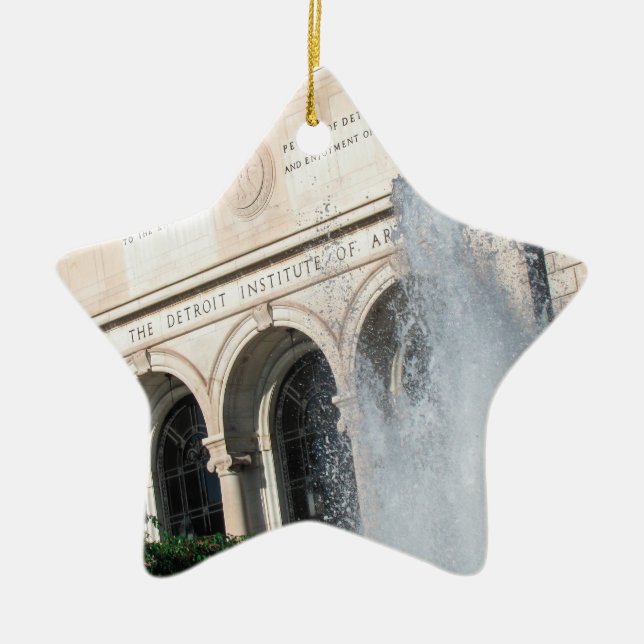 DIA - Detroit Institute of Arts Ceramic Ornament (Front)