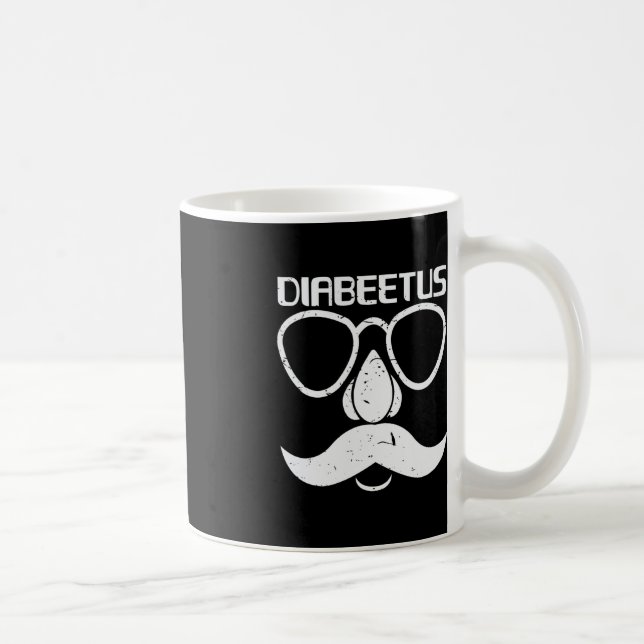Diabeetus Beard  Diabetes Awareness Gift  Coffee Mug (Right)
