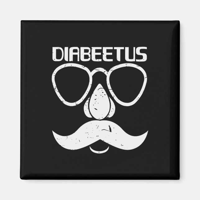 Diabeetus Beard  Diabetes Awareness Gift  Magnet (Front)