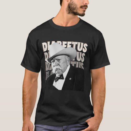 Diabeetus funny retro text T_Shirt