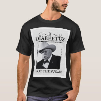 Diabeetus I GOT THE SUGARS vintage Style Design T-Shirt