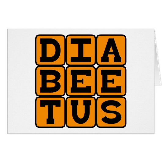 Diabeetus, Internet Meme Cards (Front Horizontal)