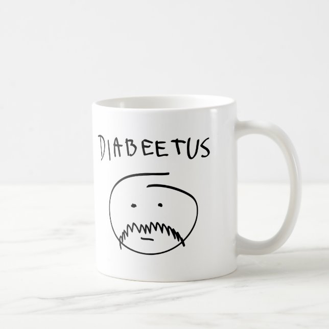 Diabeetus (Sketch Version) Coffee Mug (Right)