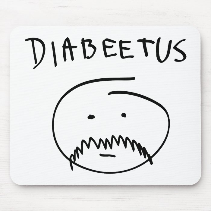 Diabeetus (Sketch Version) Mouse Pads