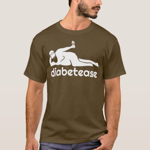 diabetease real men have curves T_Shirt