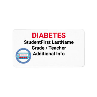 Diabetes Alert Information Label