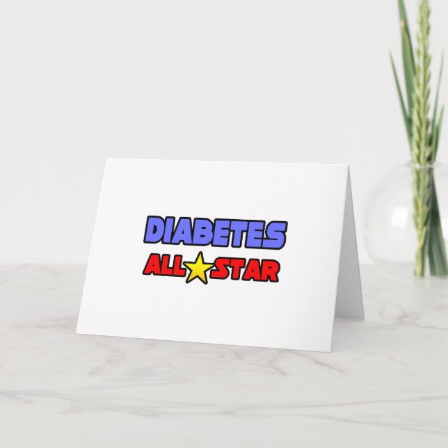 Diabetes All Star Card (Front)