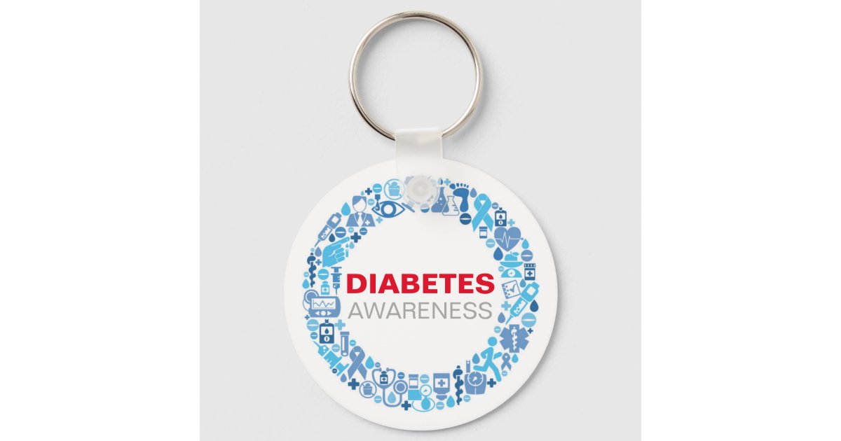 Diabetes Keychain 