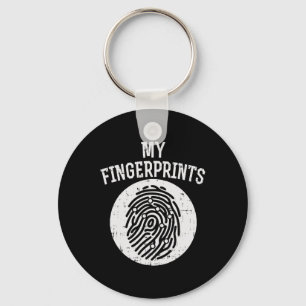 Diabetes Awareness Diabetic My Fingerprints Type 1 Keychain