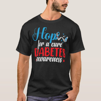 Diabetes Awareness Diabetic T1D T2D Insulin Pancre T-Shirt