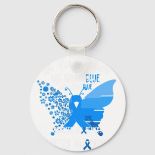 Diabetes Awareness In November We Wear Blue Butte Keychain