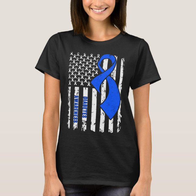Diabetes Awareness  In November We Wear Blue T-Shirt (Front)