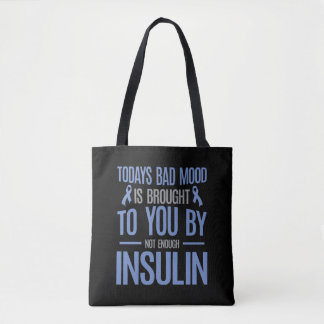 Diabetes Awareness Insulin Warrior Diabetic Tote Bag