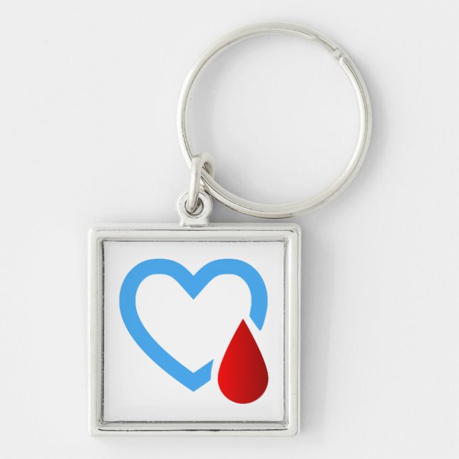 Diabetes Awareness Keychain (Front)