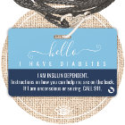 diabetes awareness medical id emergency contact