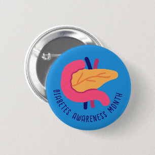 Diabetes Awareness Month Button