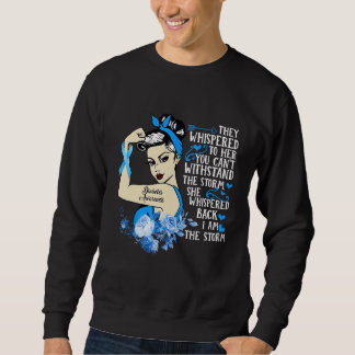 Diabetes Awareness Month Gift for Powerful Warrior Sweatshirt